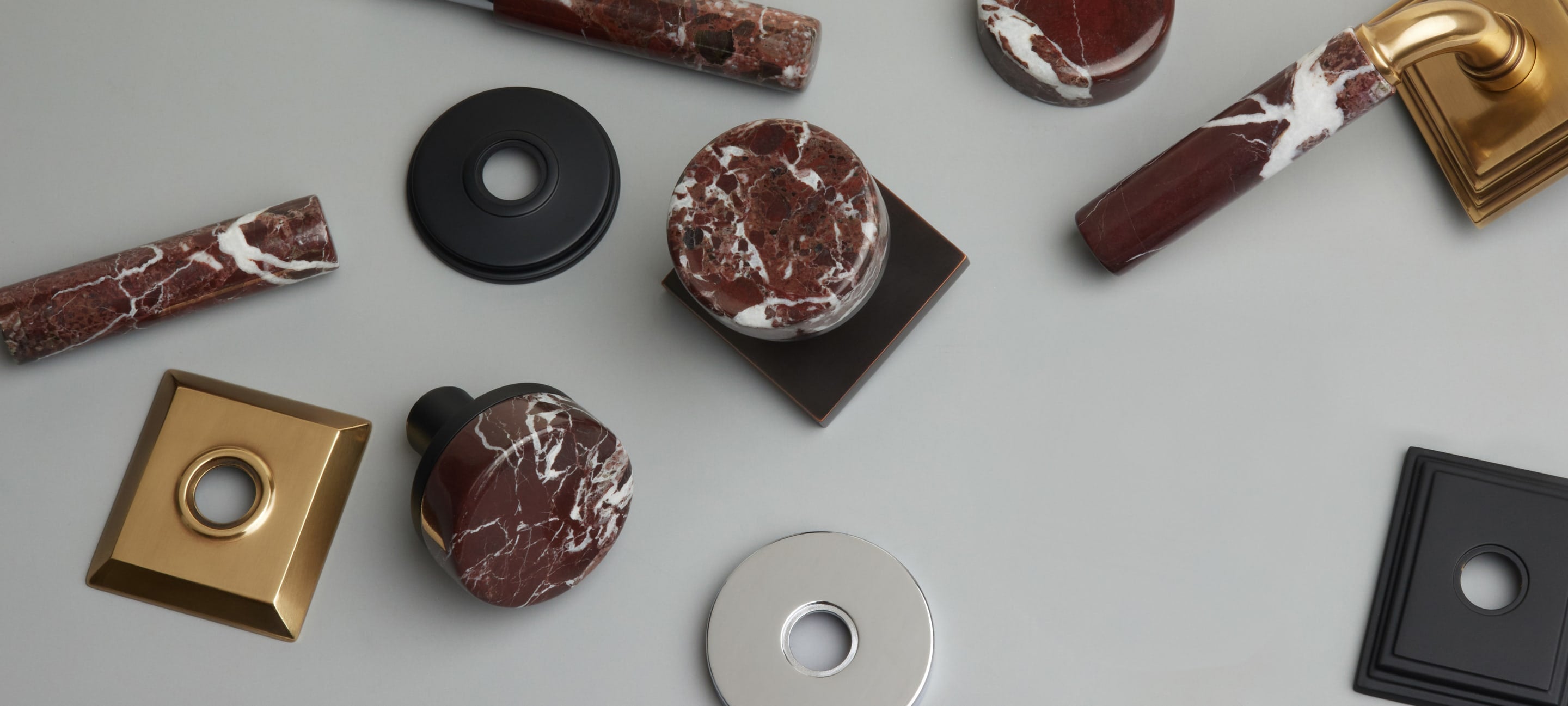 Marble Cabinet and Door Hardware