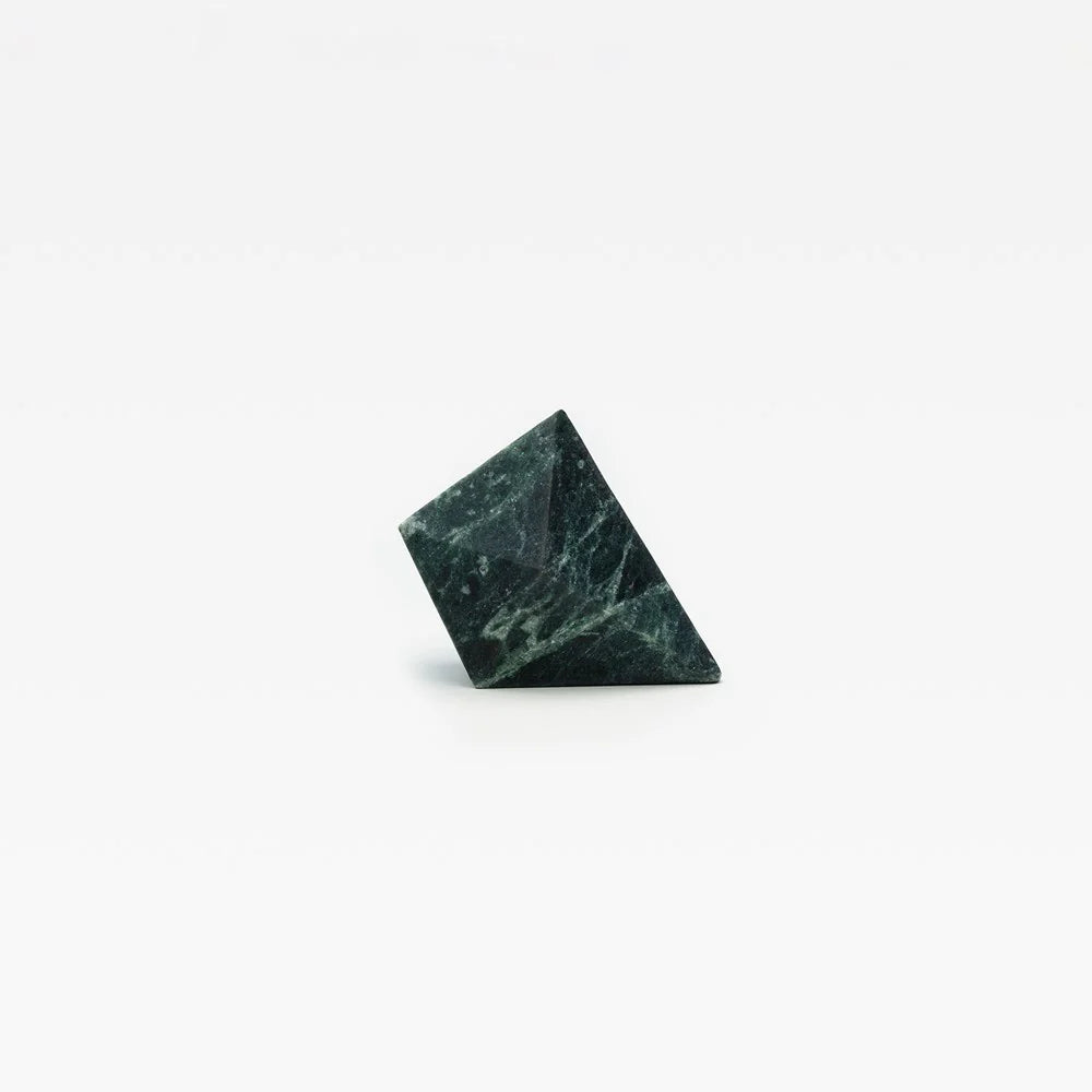 Verde Marble Prism Cabinet Knob