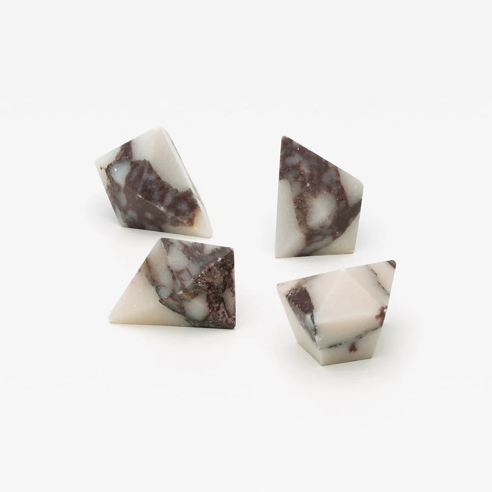 Viola Marble Prism Cabinet Knob