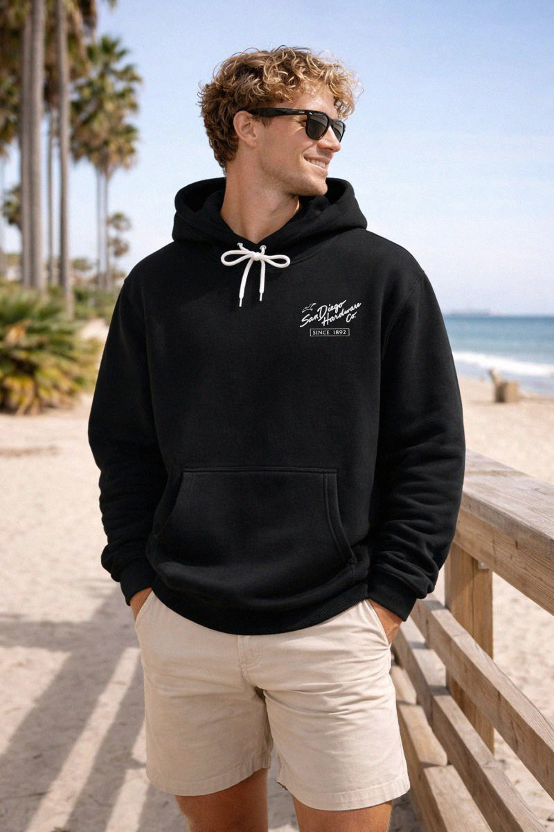 San Diego Hardware Black Fleece Hoodie