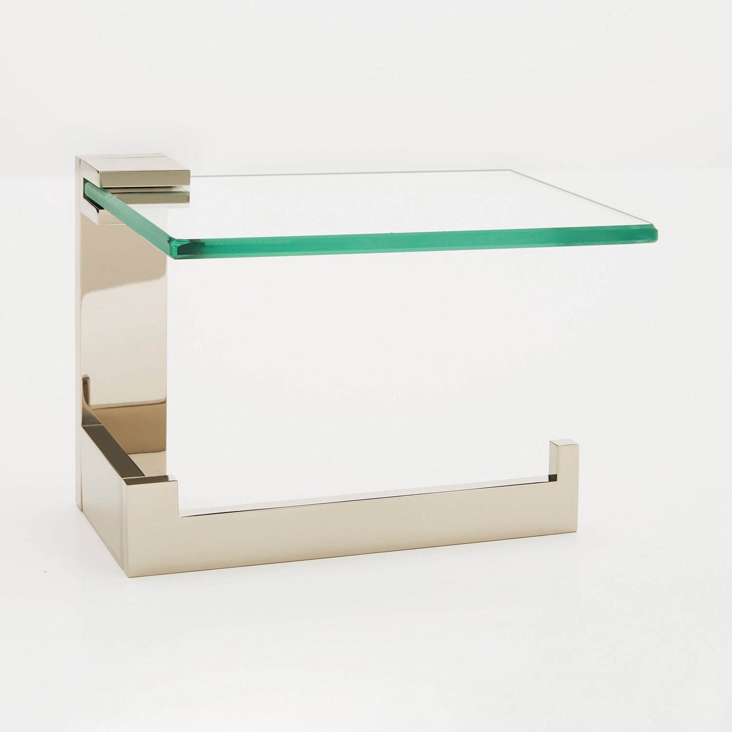 Linear Toilet Paper Holder with Shelf