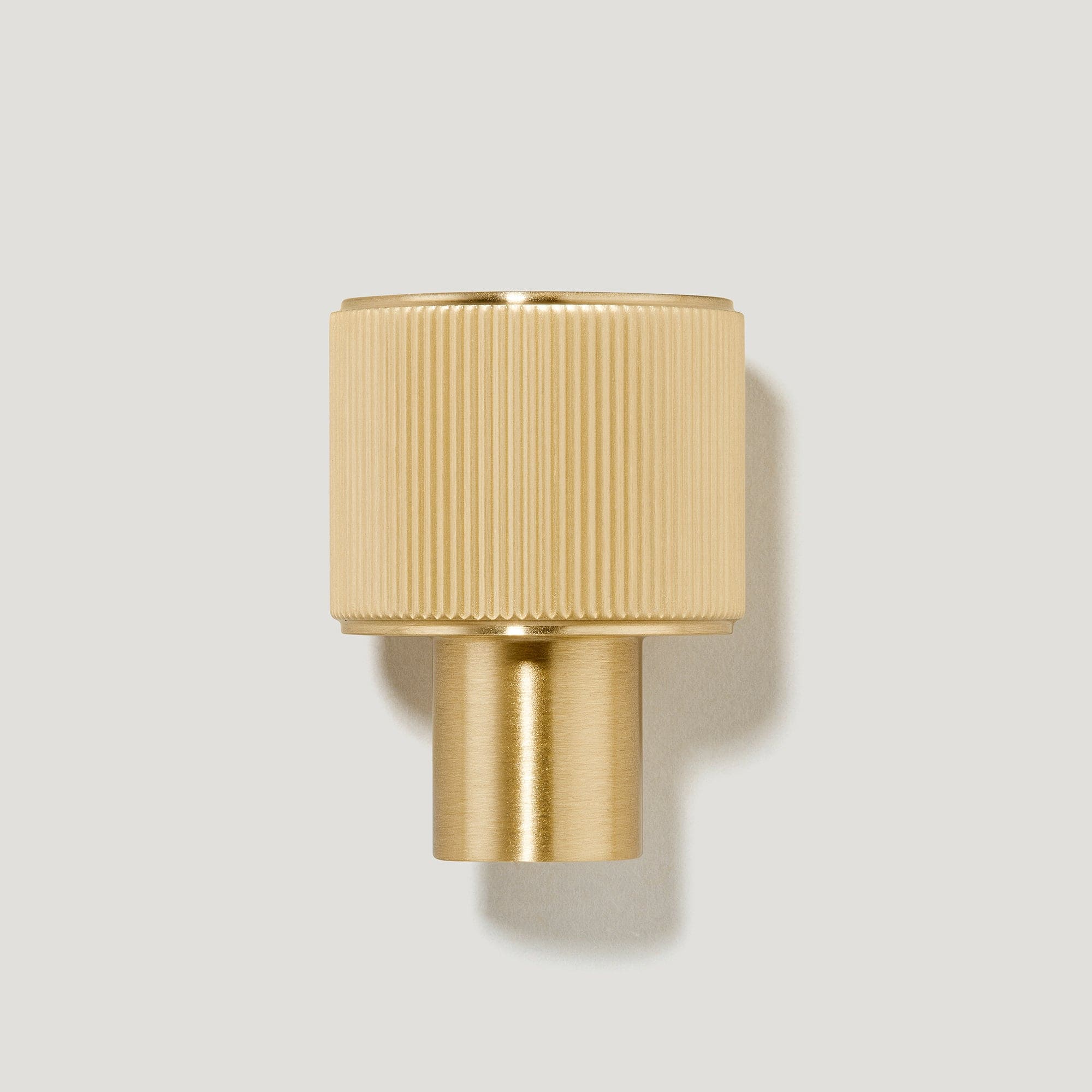 Lennon Grooved Button Cabinet Knob