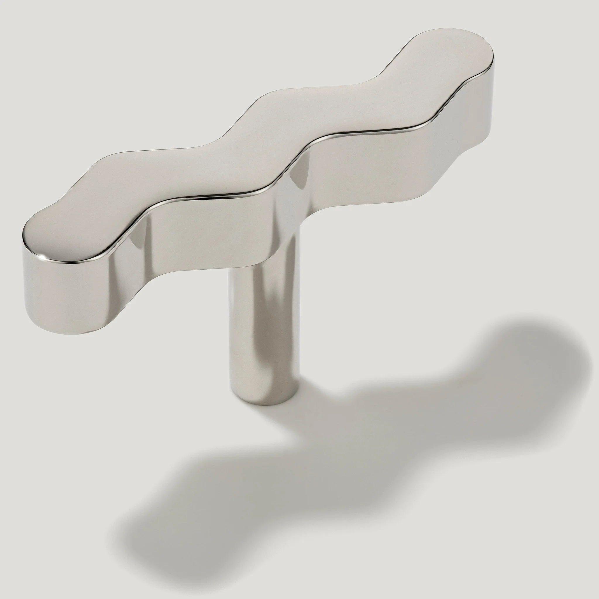 Squiggle T Cabinet Knob