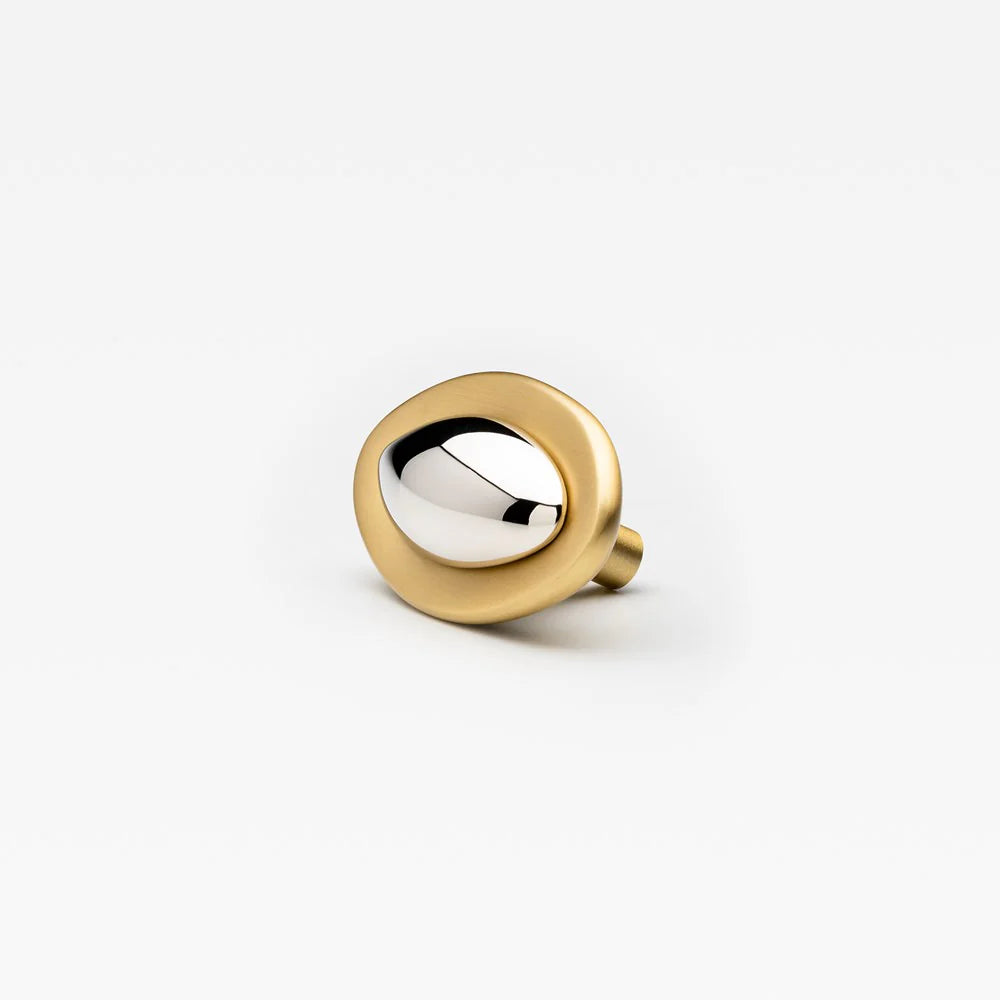 Duet Split Finish Cabinet Knob