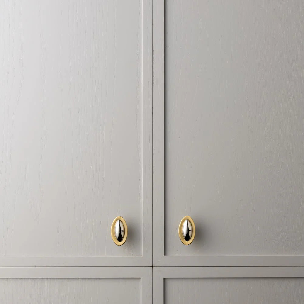 Duet Split Finish Cabinet Knob