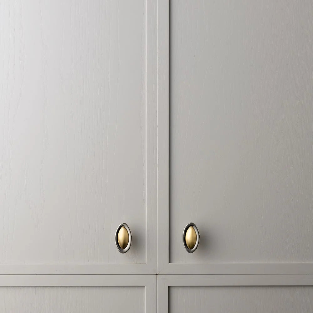 Duet Split Finish Cabinet Knob