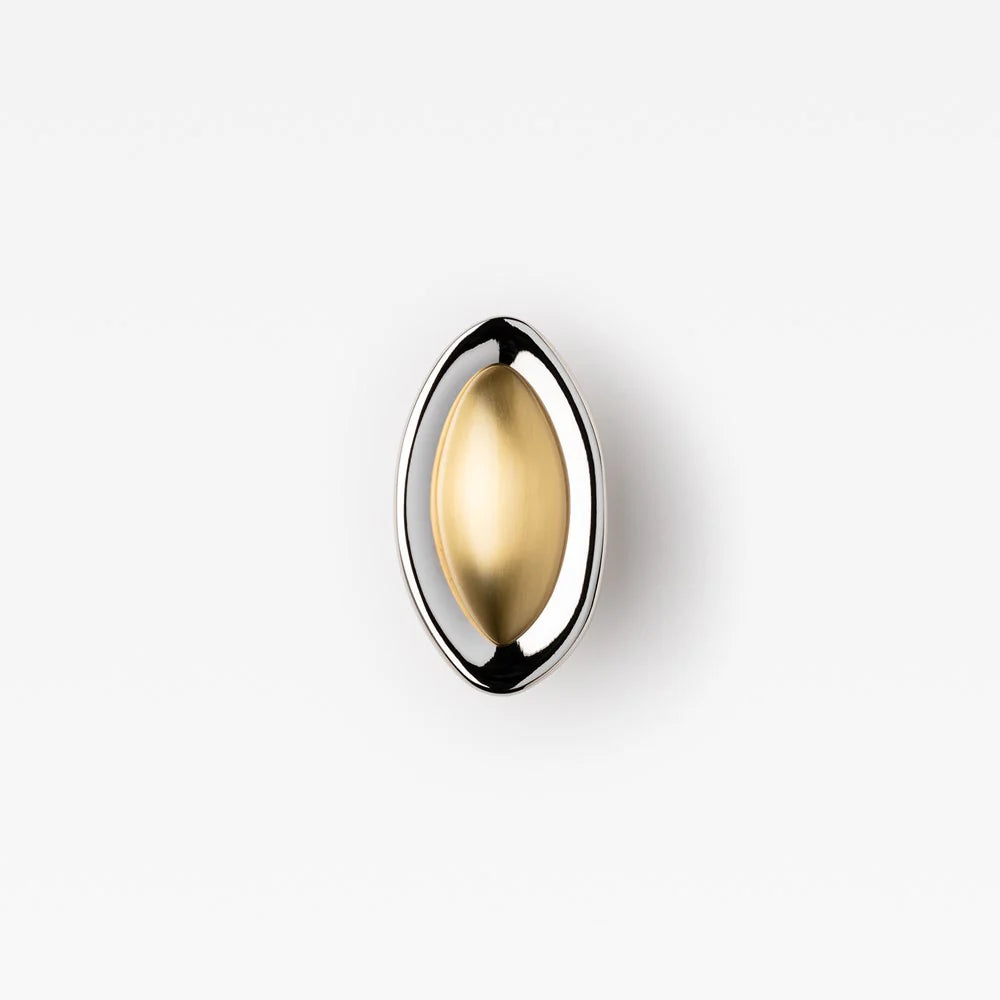 Duet Split Finish Cabinet Knob