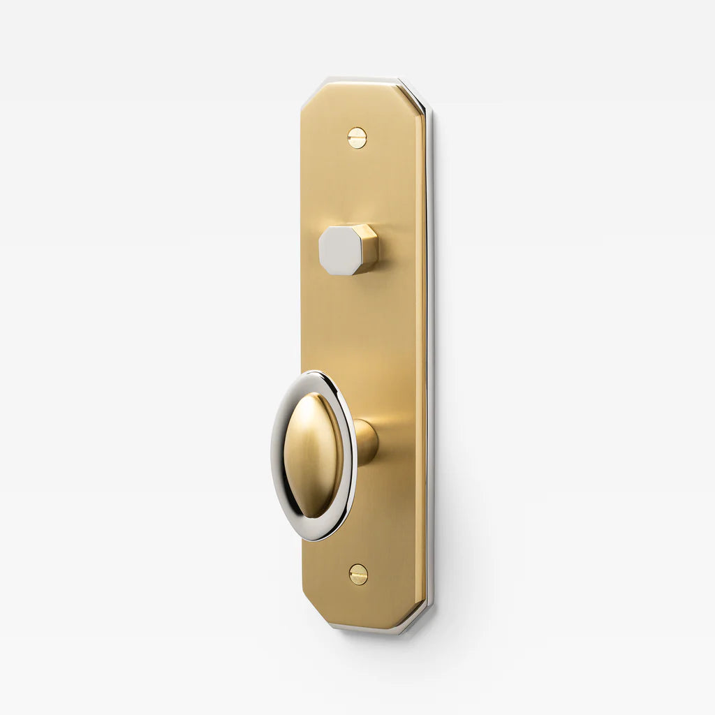 Duet Split Finish Door Knob Set