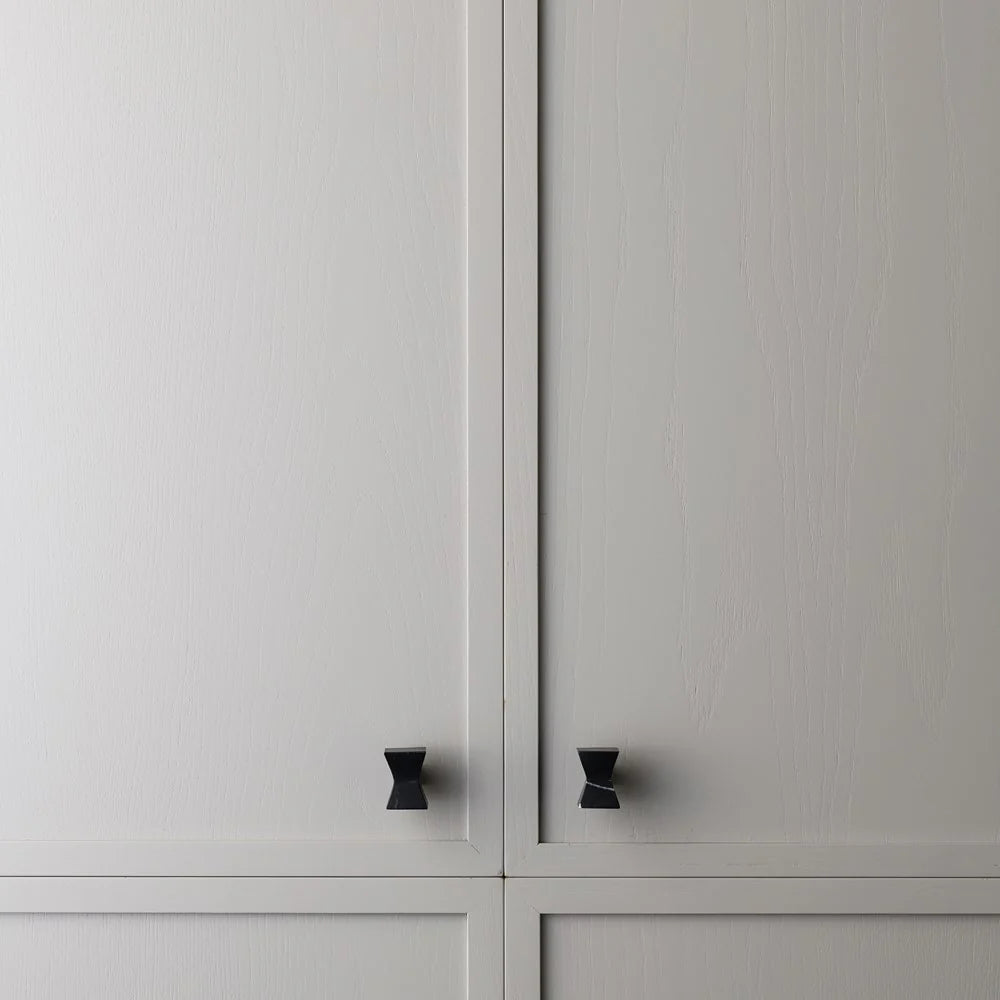 Forma Black Marble Cabinet Knob