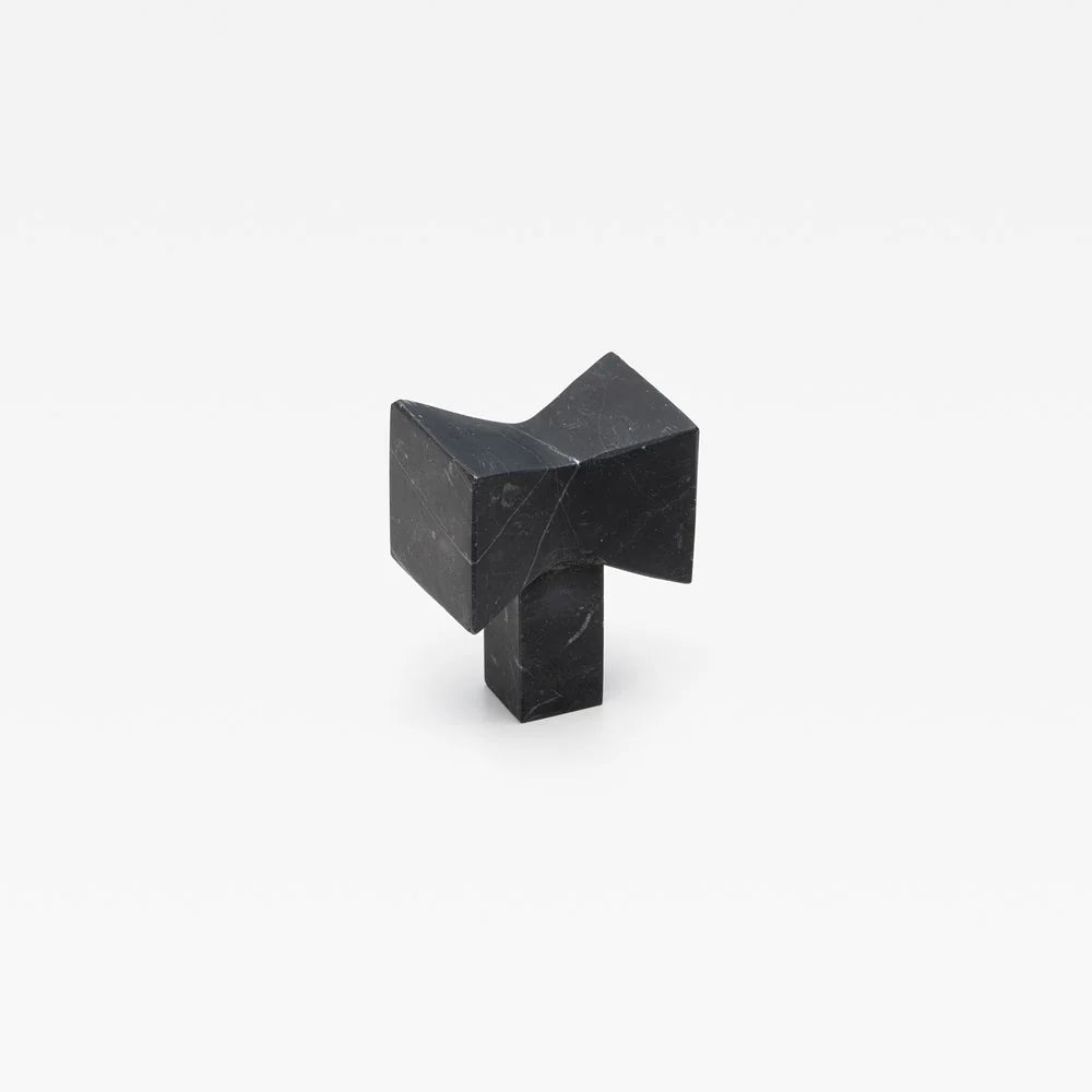 Forma Black Marble Cabinet Knob