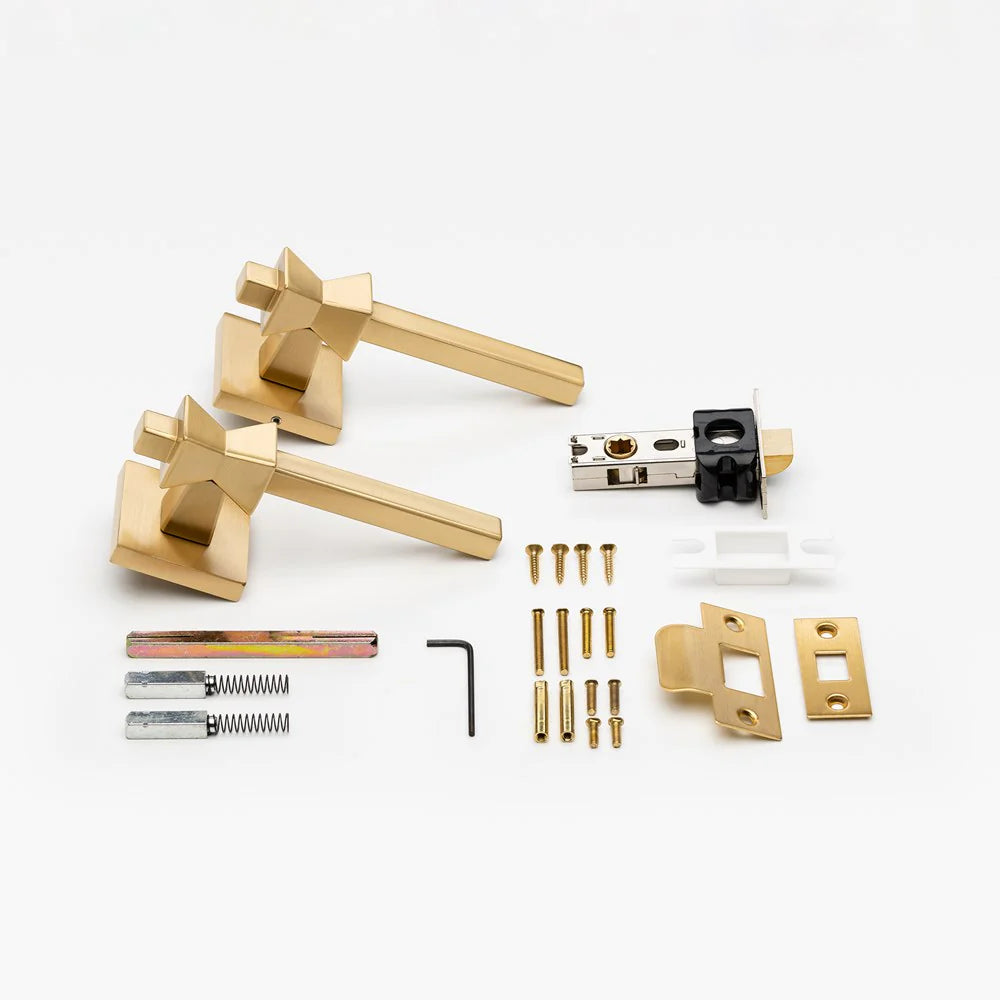 Forma Solid Brass Door Lever