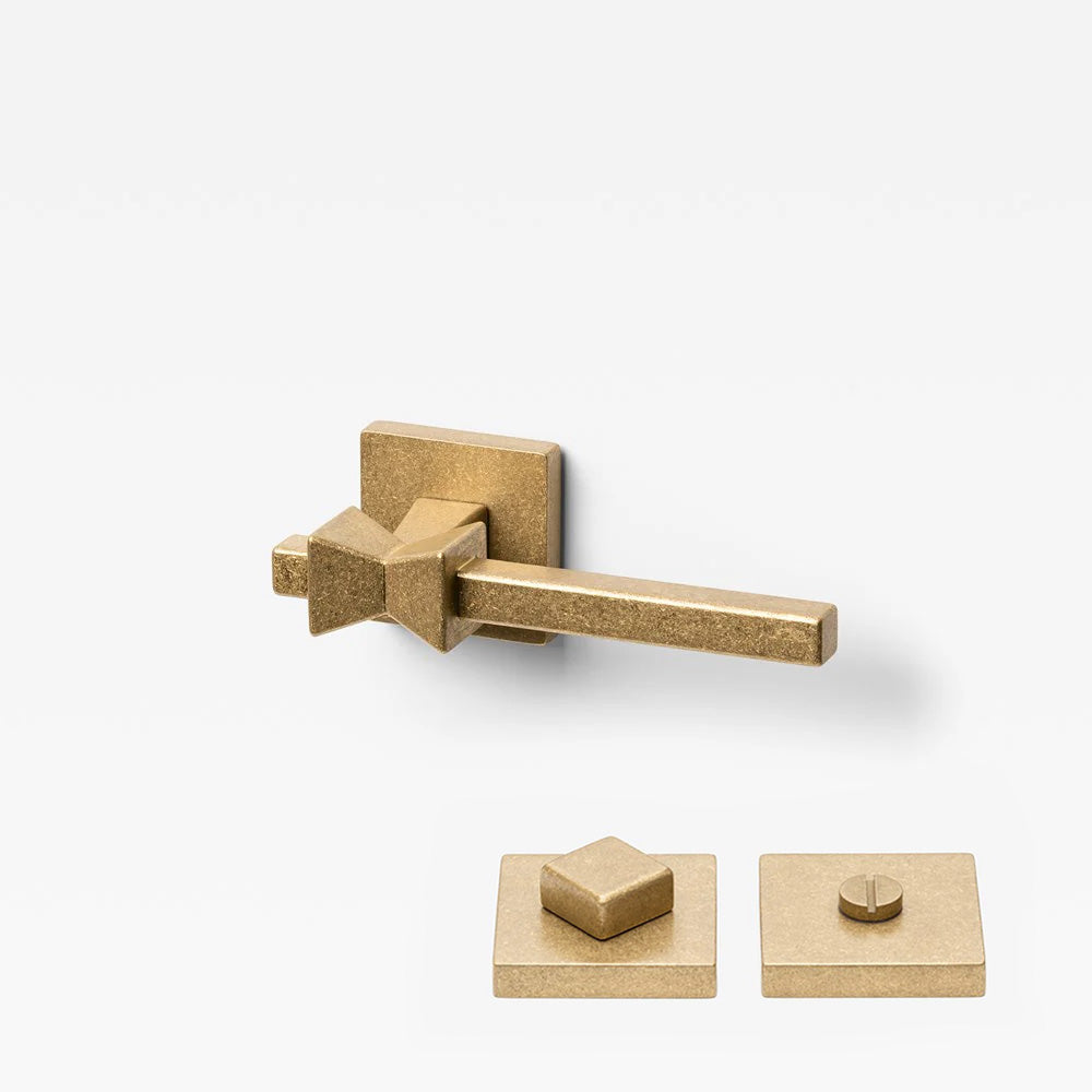 Forma Solid Brass Door Lever