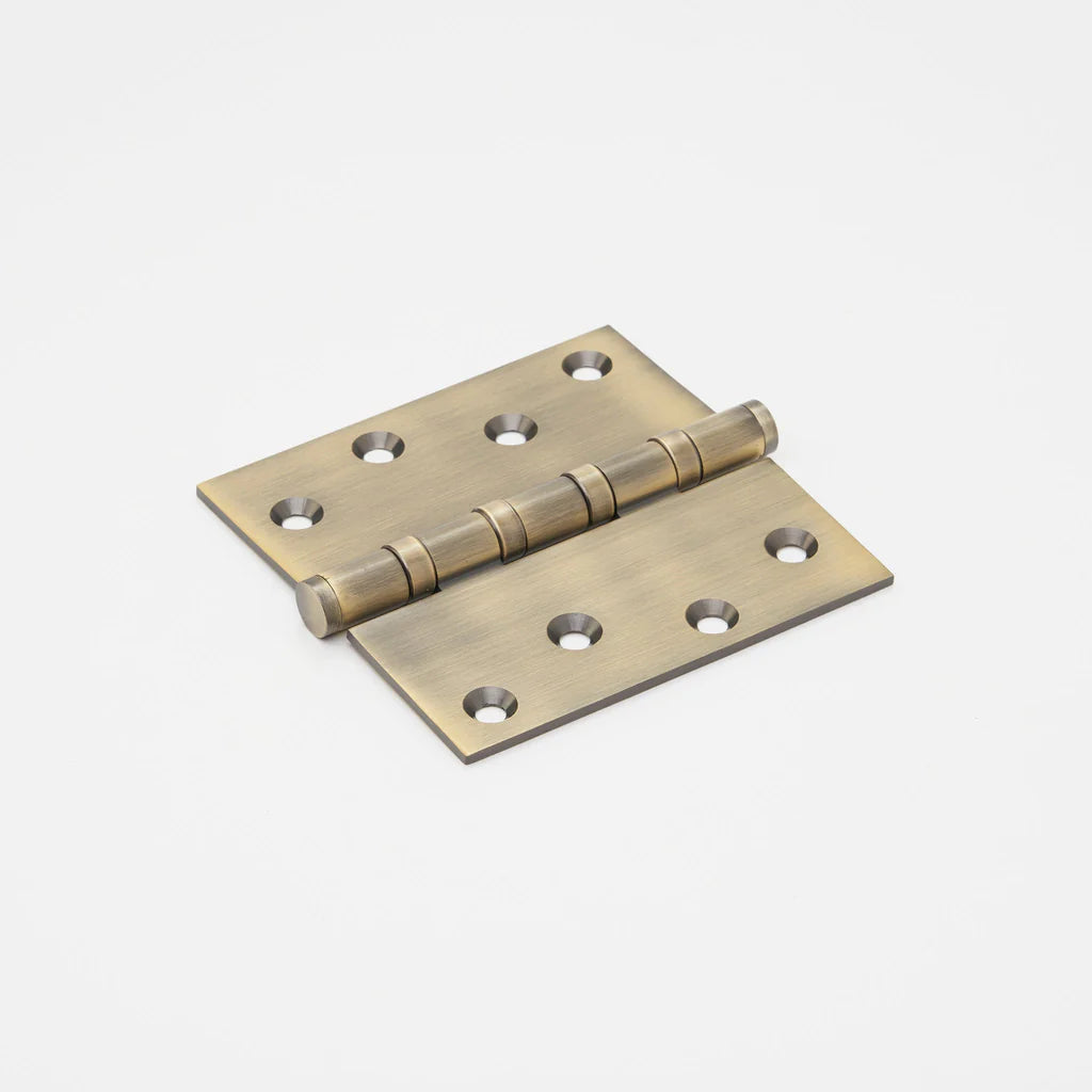Lo & Co Solid Brass Ball Bearing Square Corner Hinge
