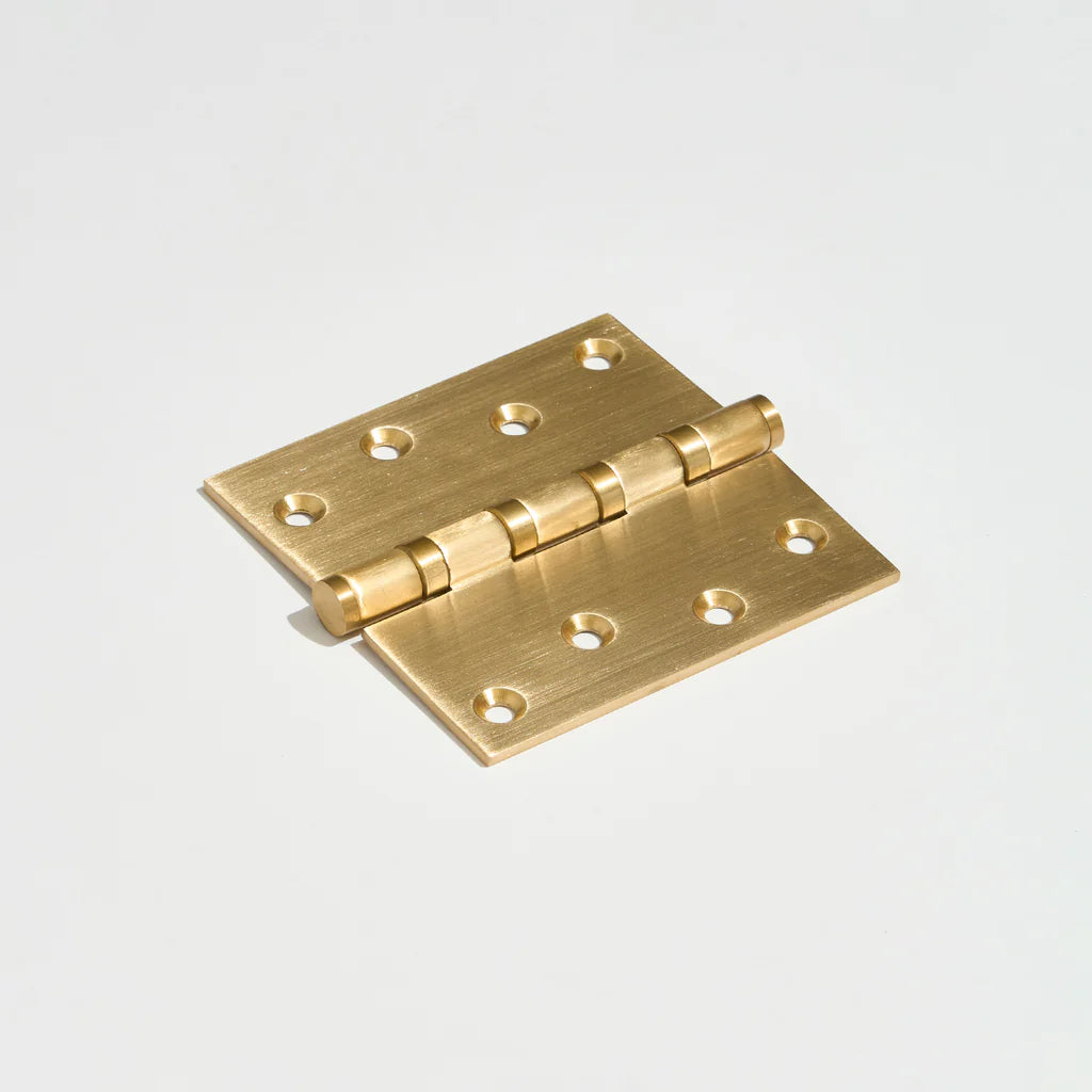Lo & Co Solid Brass Ball Bearing Square Corner Hinge