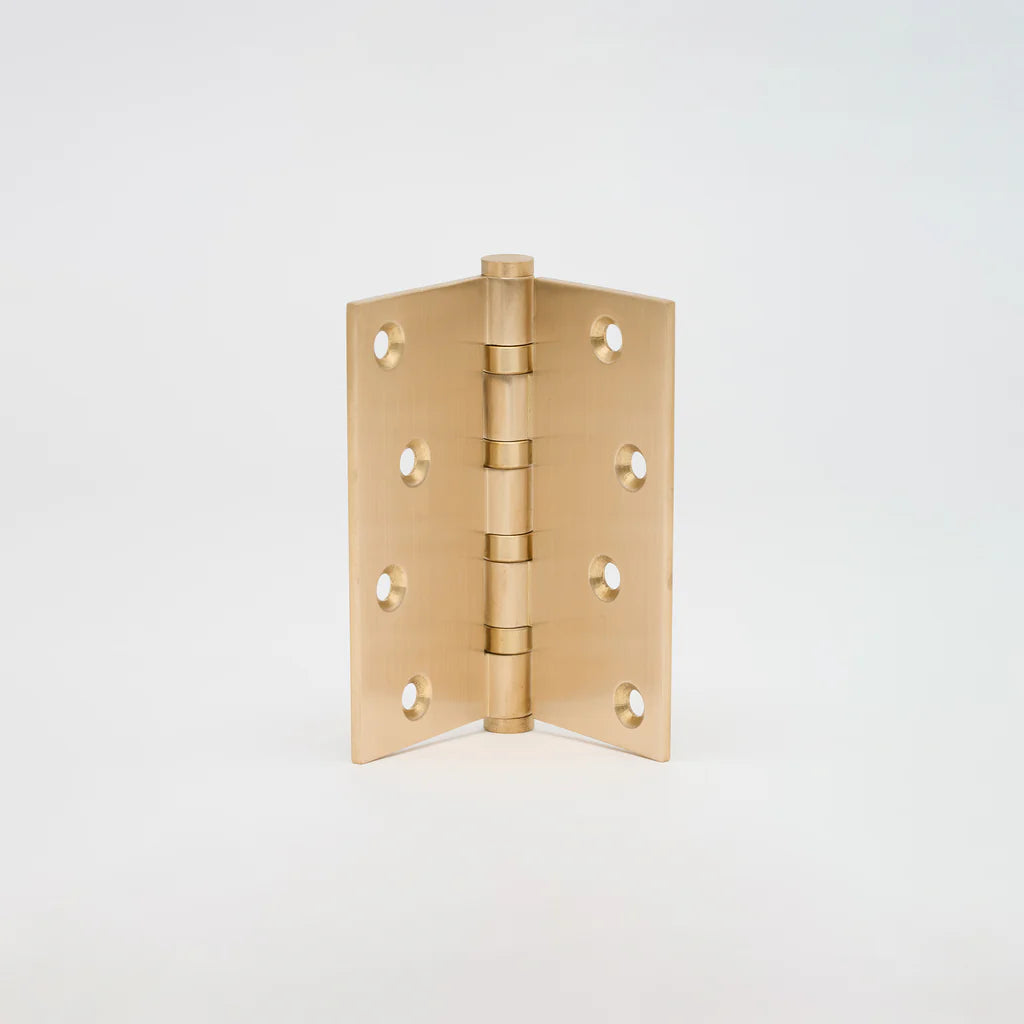 Lo & Co Solid Brass Ball Bearing Square Corner Hinge