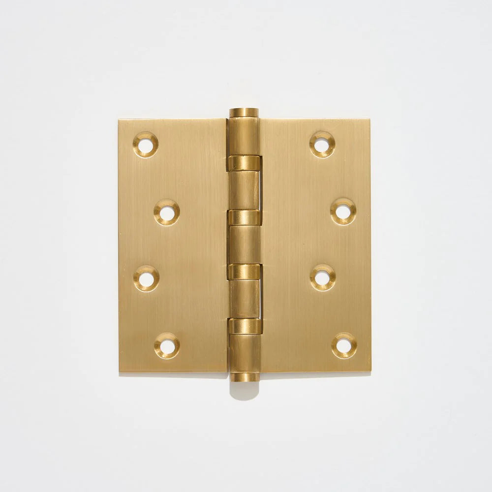 Lo & Co Solid Brass Ball Bearing Square Corner Hinge