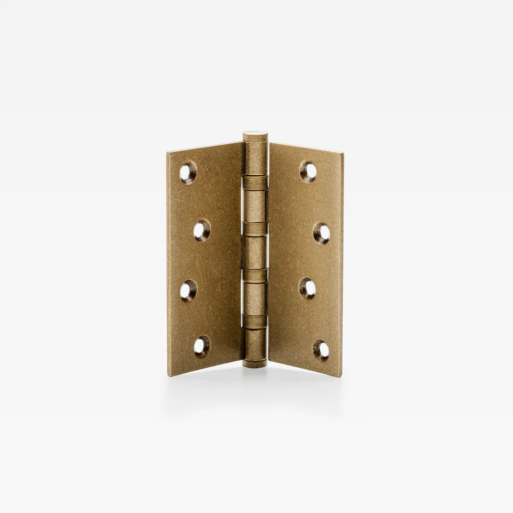 Lo & Co Solid Brass Ball Bearing Square Corner Hinge