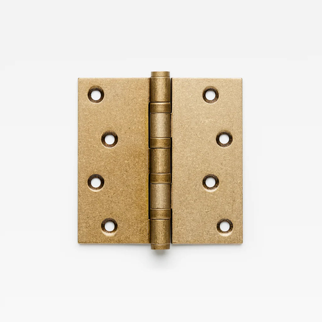 Lo & Co Solid Brass Ball Bearing Square Corner Hinge