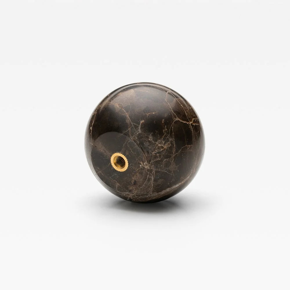 Emperador Marble Hubble Cabinet Knob