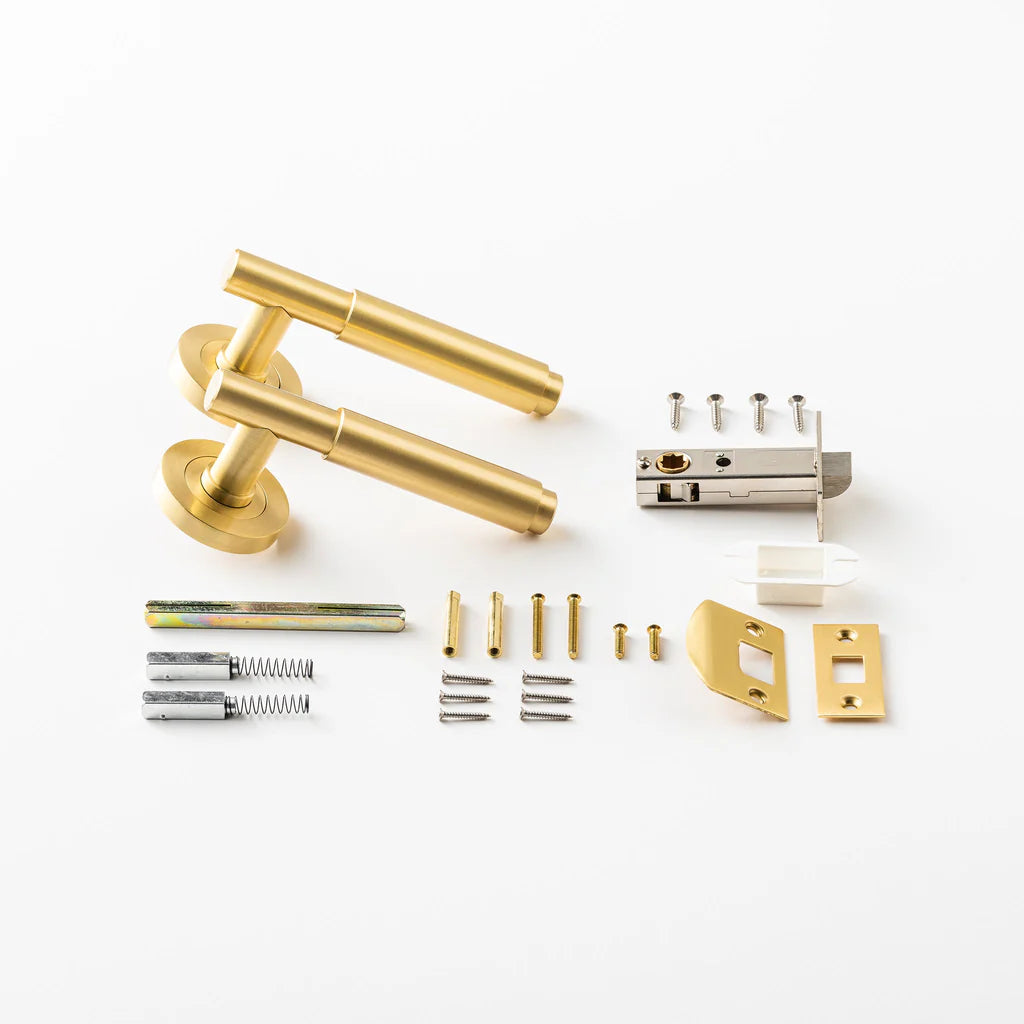 Lola Solid Brass Door Lever