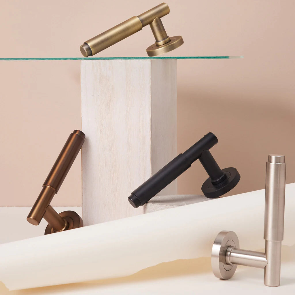 Lola Solid Brass Door Lever