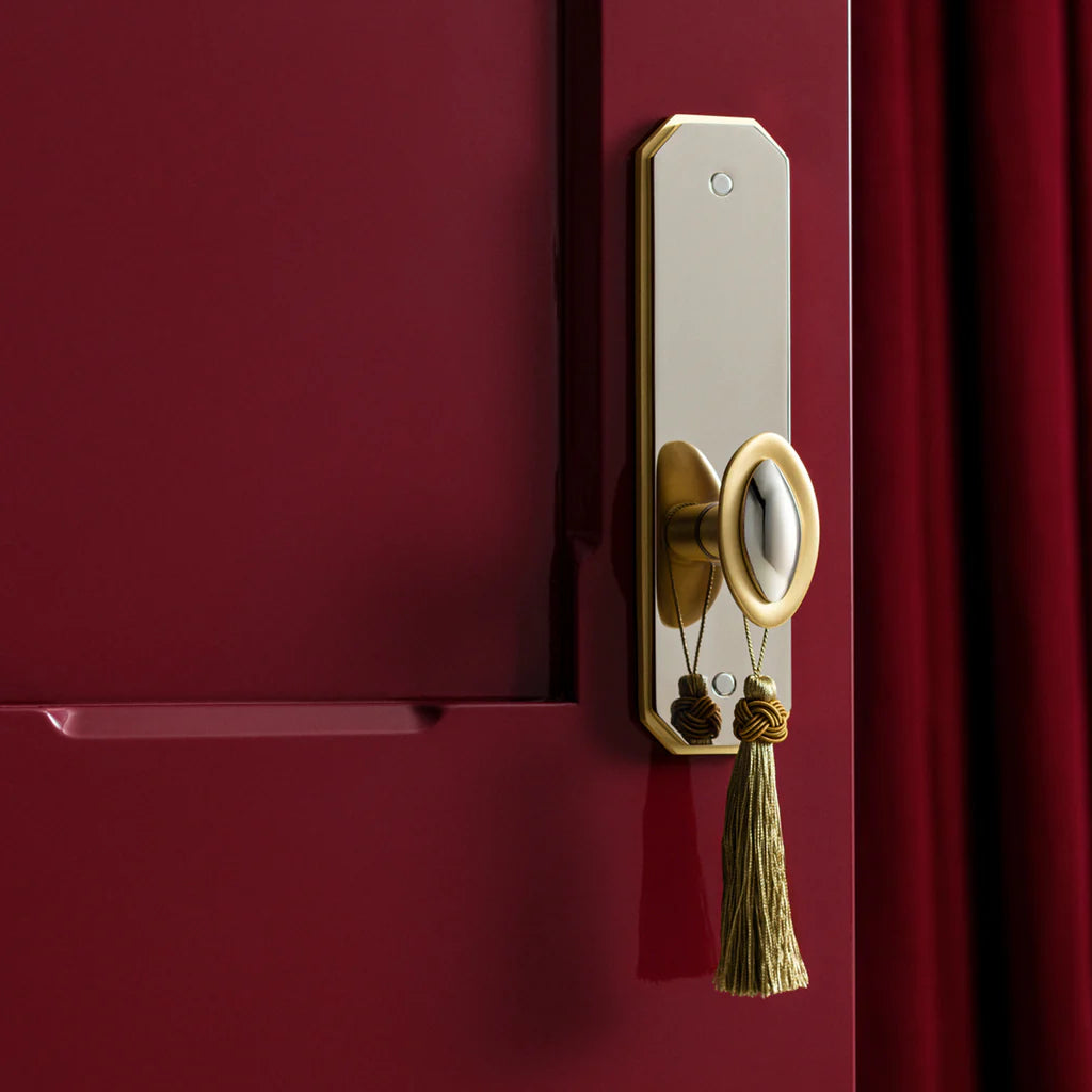Duet Split Finish Door Knob Set