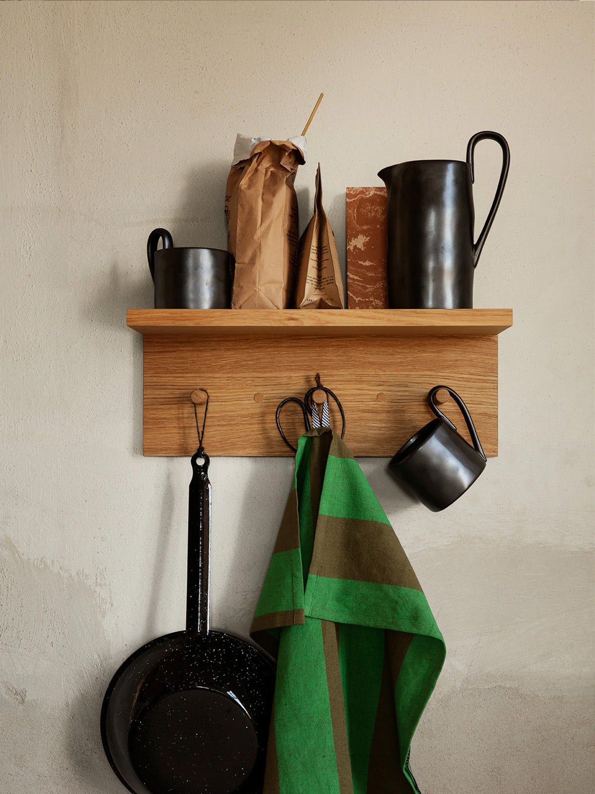 Place Rack Oak Shelf