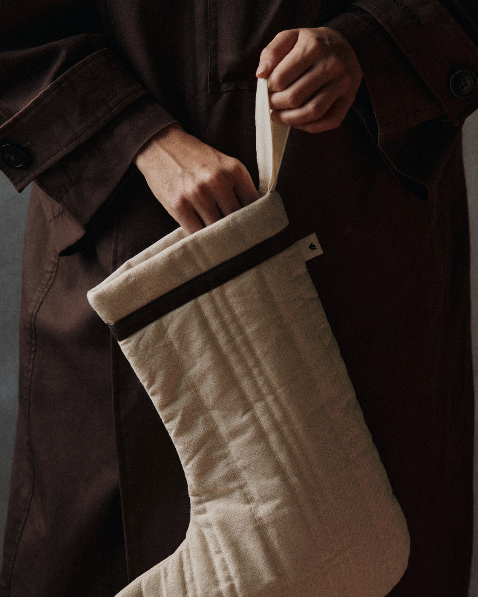 Vari Quilted Christmas Stocking