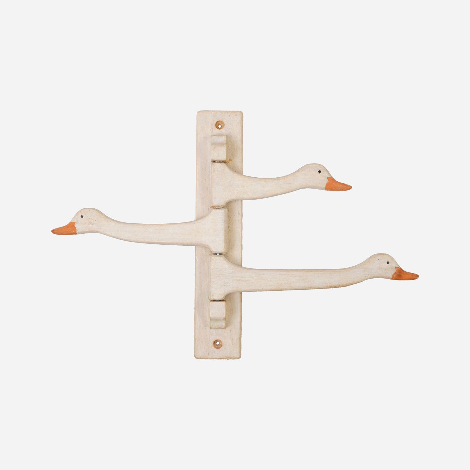 Goose Head Trio Swivel Wall Hook