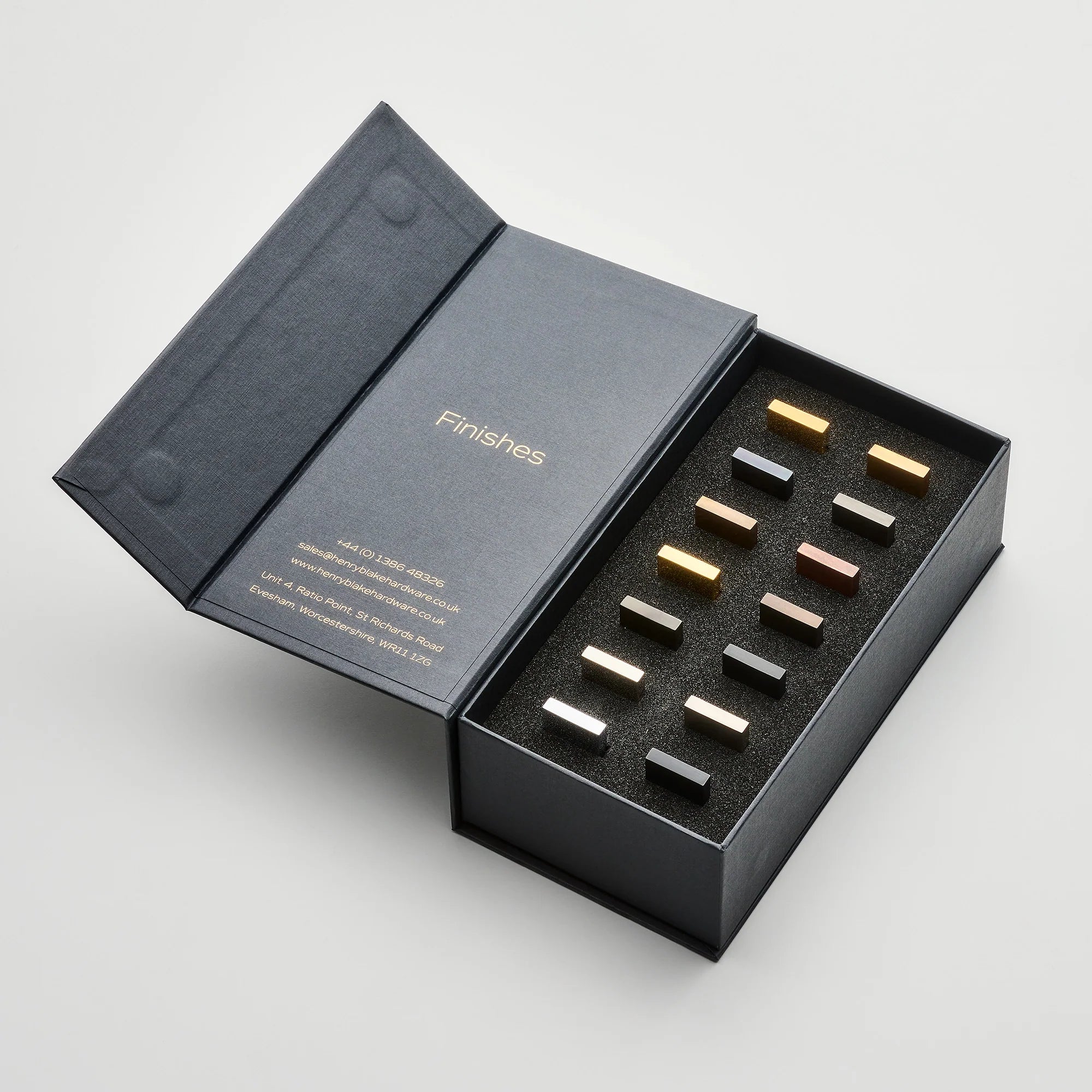 Henry Blake Finish Samples