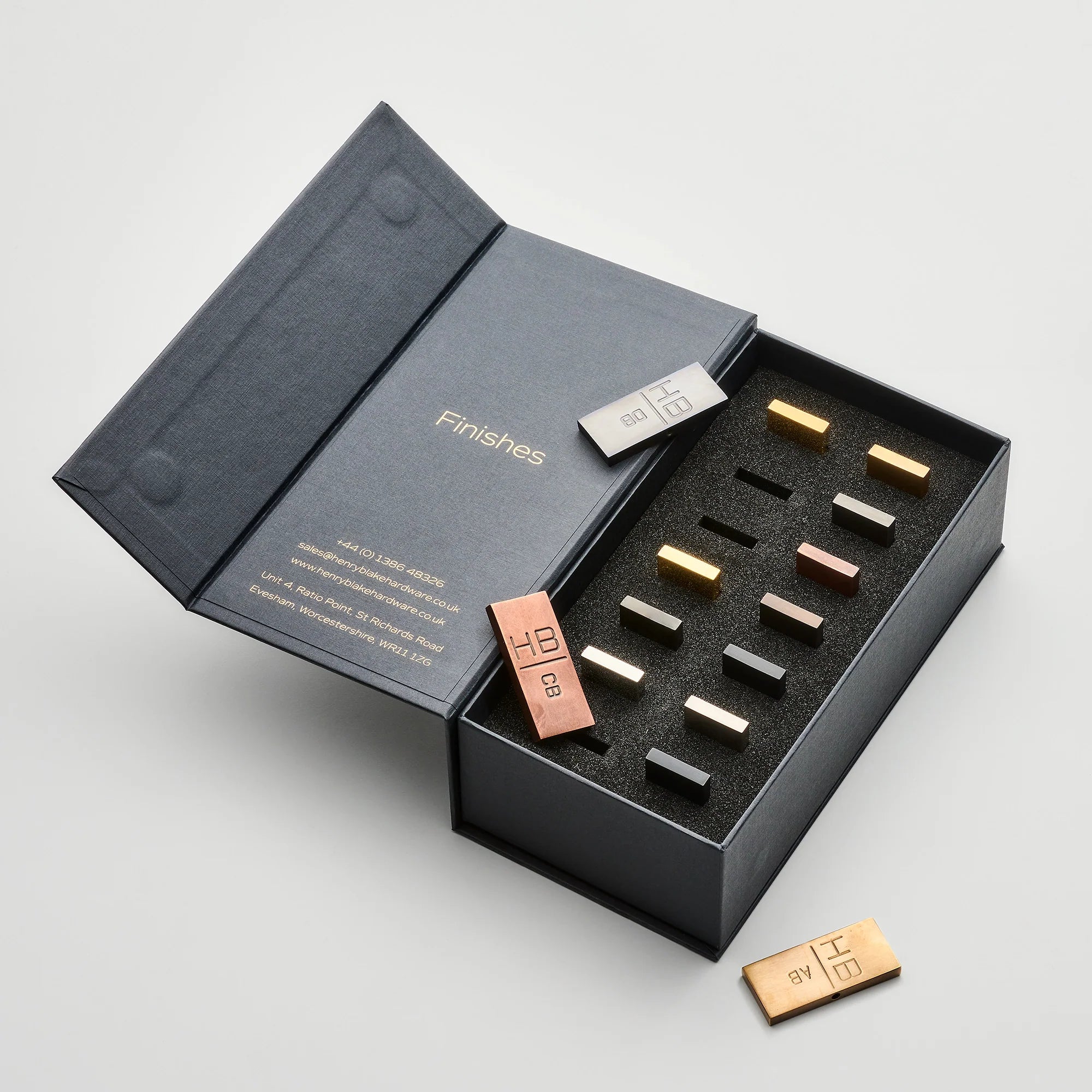 Henry Blake Finish Samples