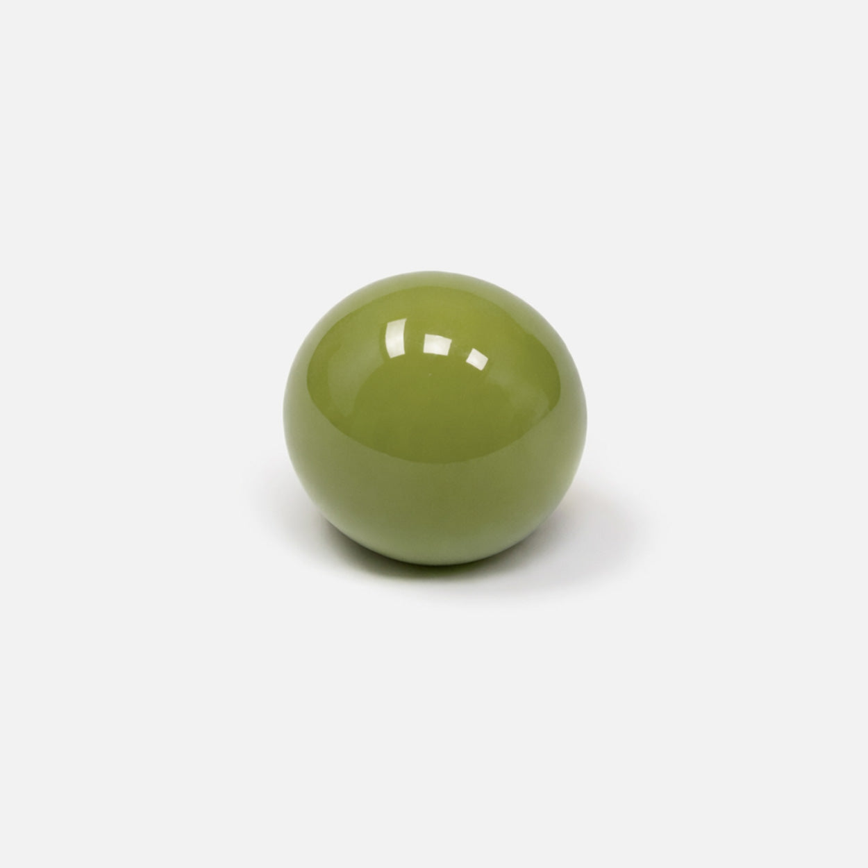 Poppy Colored Gloss Cabinet Knob