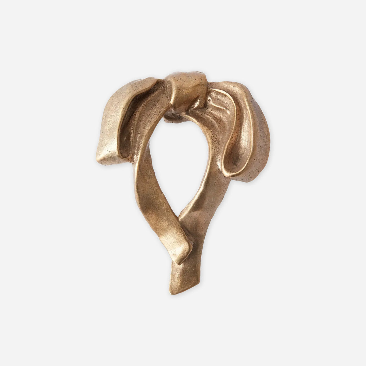 Whimsical Bow Solid Bronze Cabinet Knob