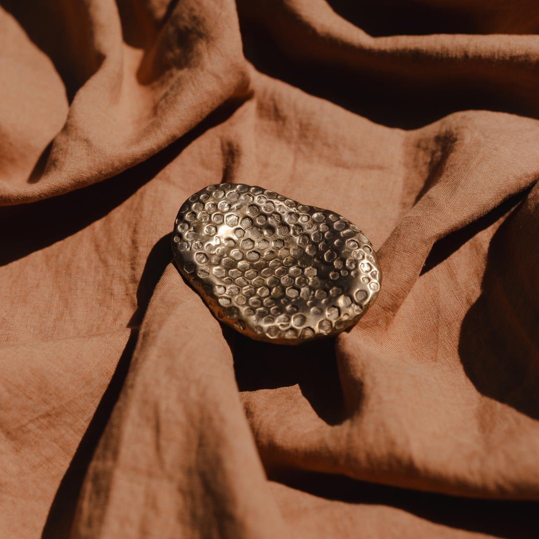Highbury Honey Oval Solid Bronze Cabinet Pull