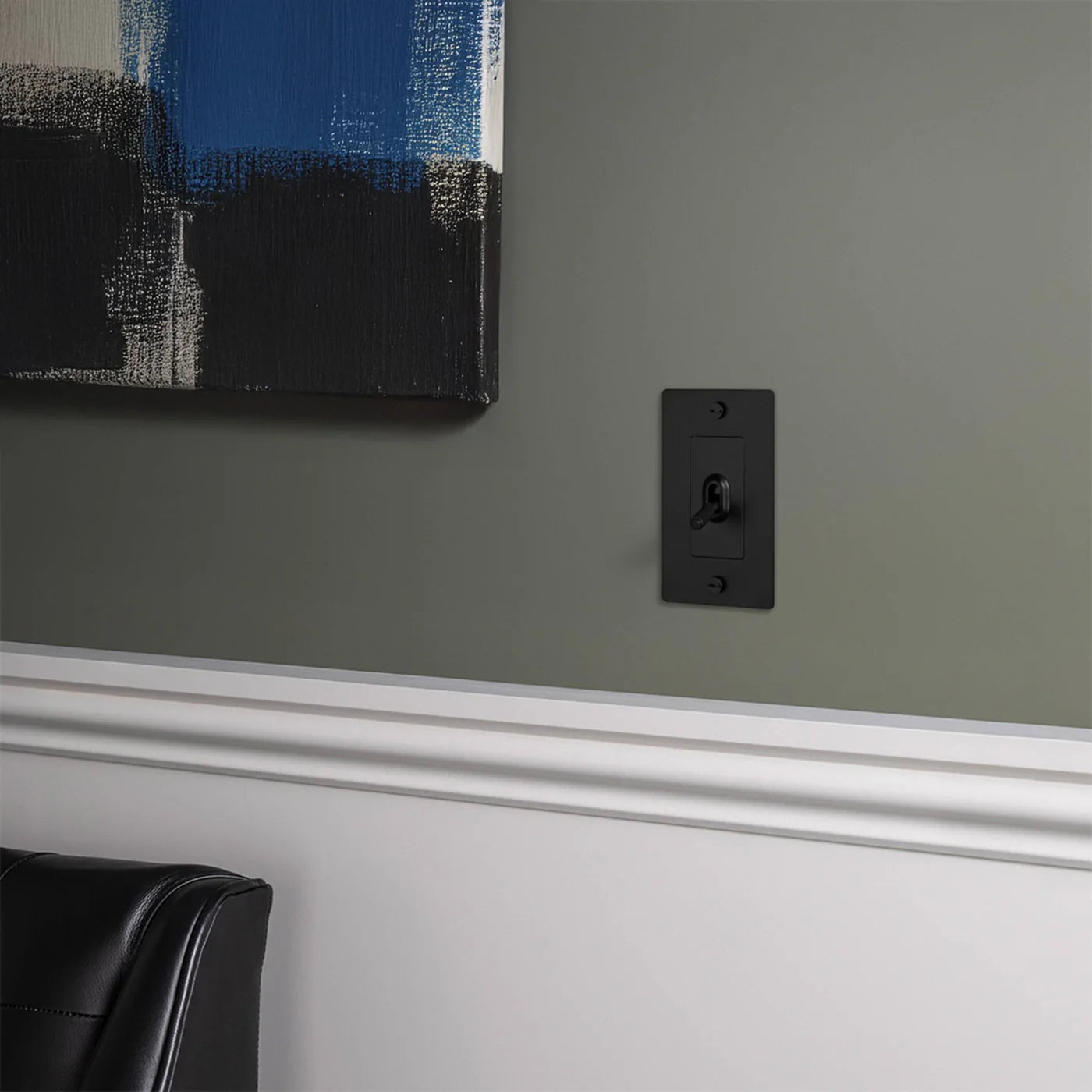 Cross Knurled 1-Toggle Light Switch