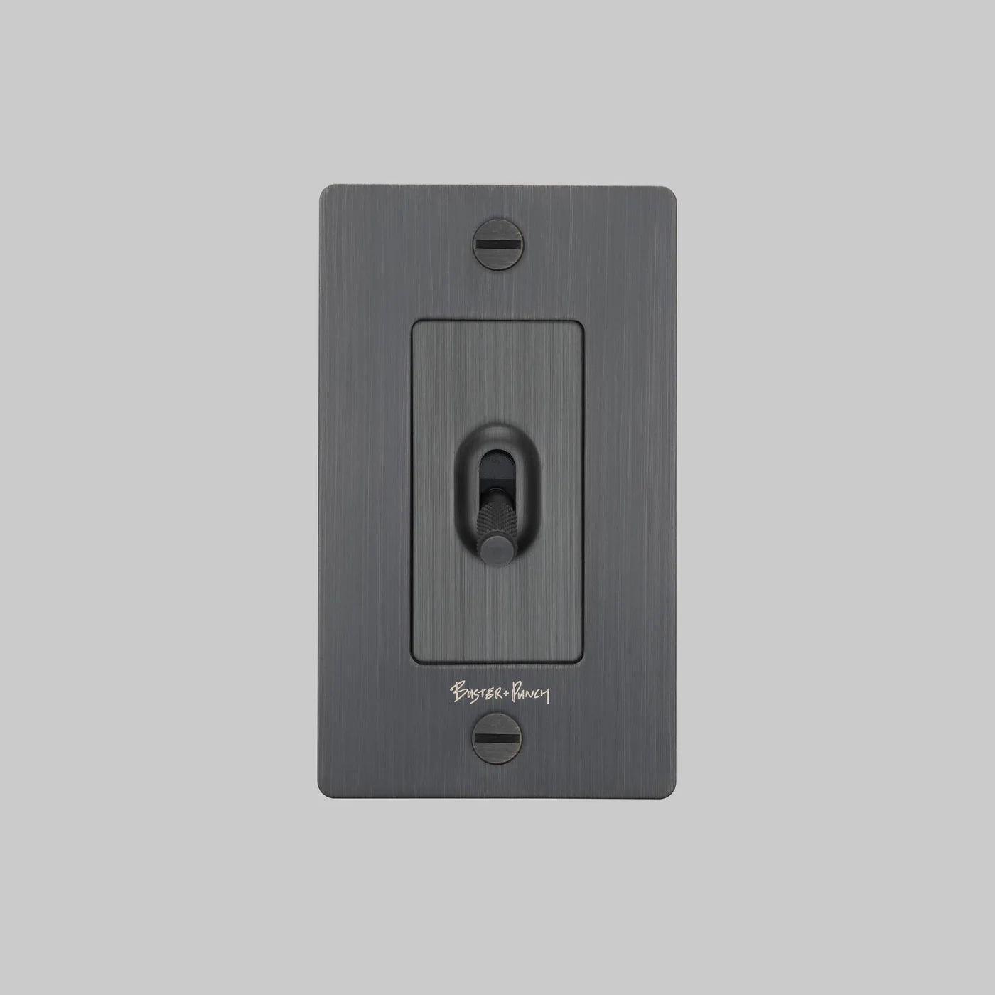 Cross Knurled 1-Toggle Light Switch