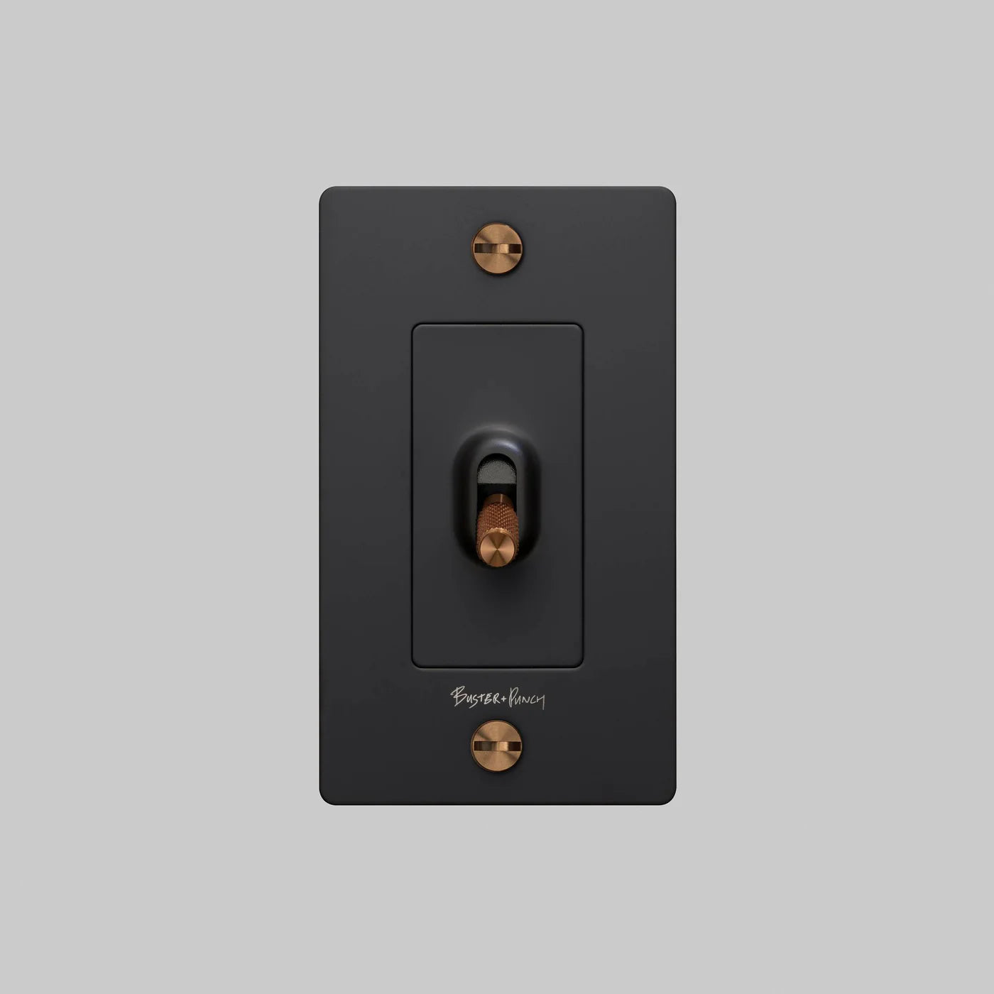 Cross Knurled 1-Toggle Light Switch