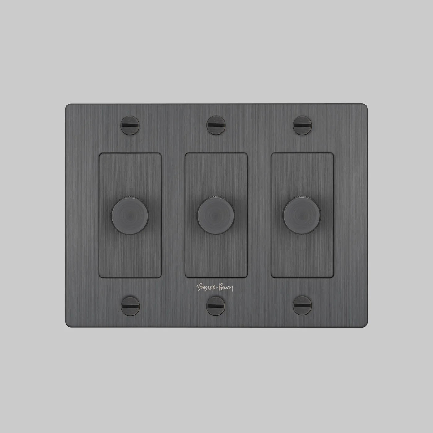 Cross Knurled Dimmer LED Light Switch