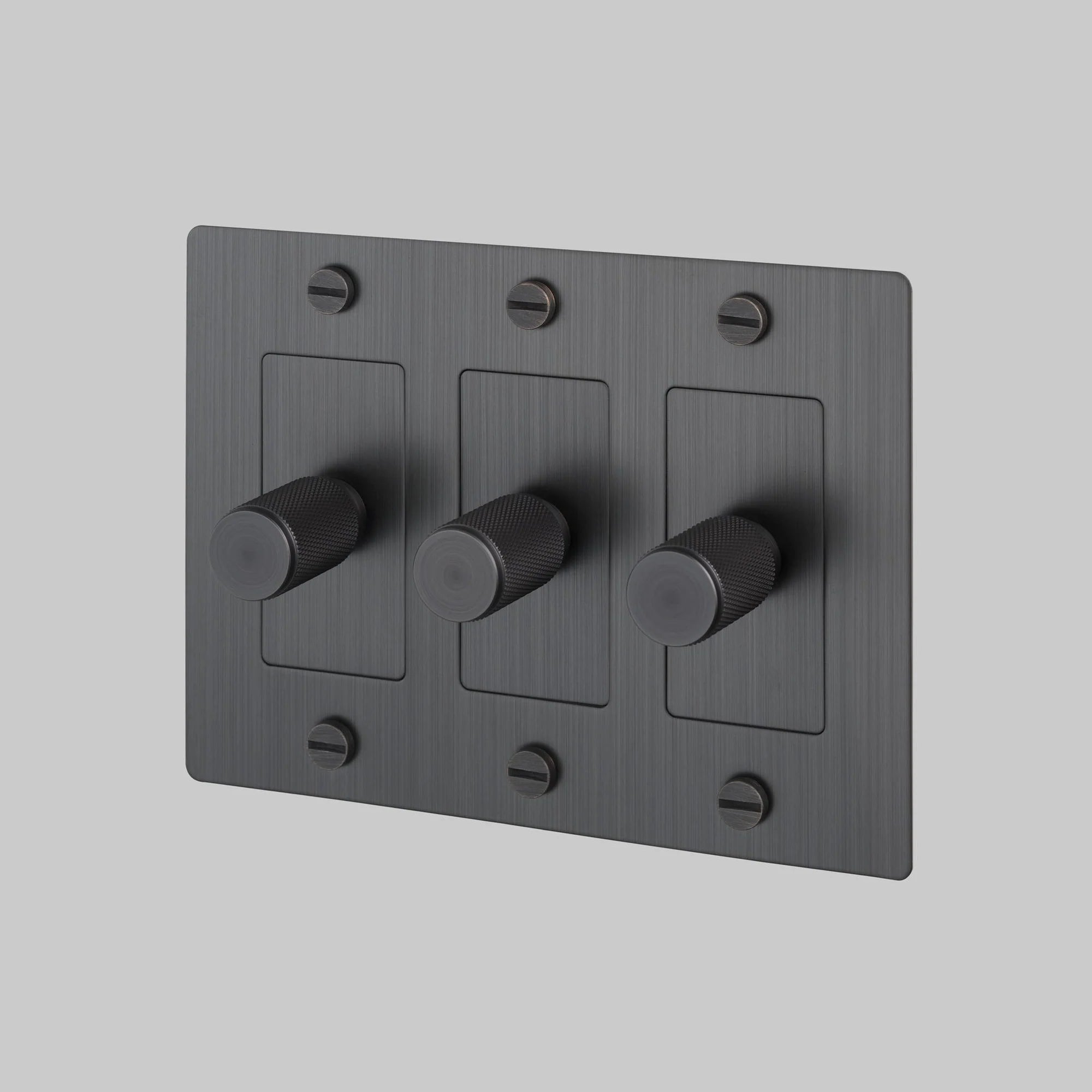 Cross Knurled Dimmer LED Light Switch
