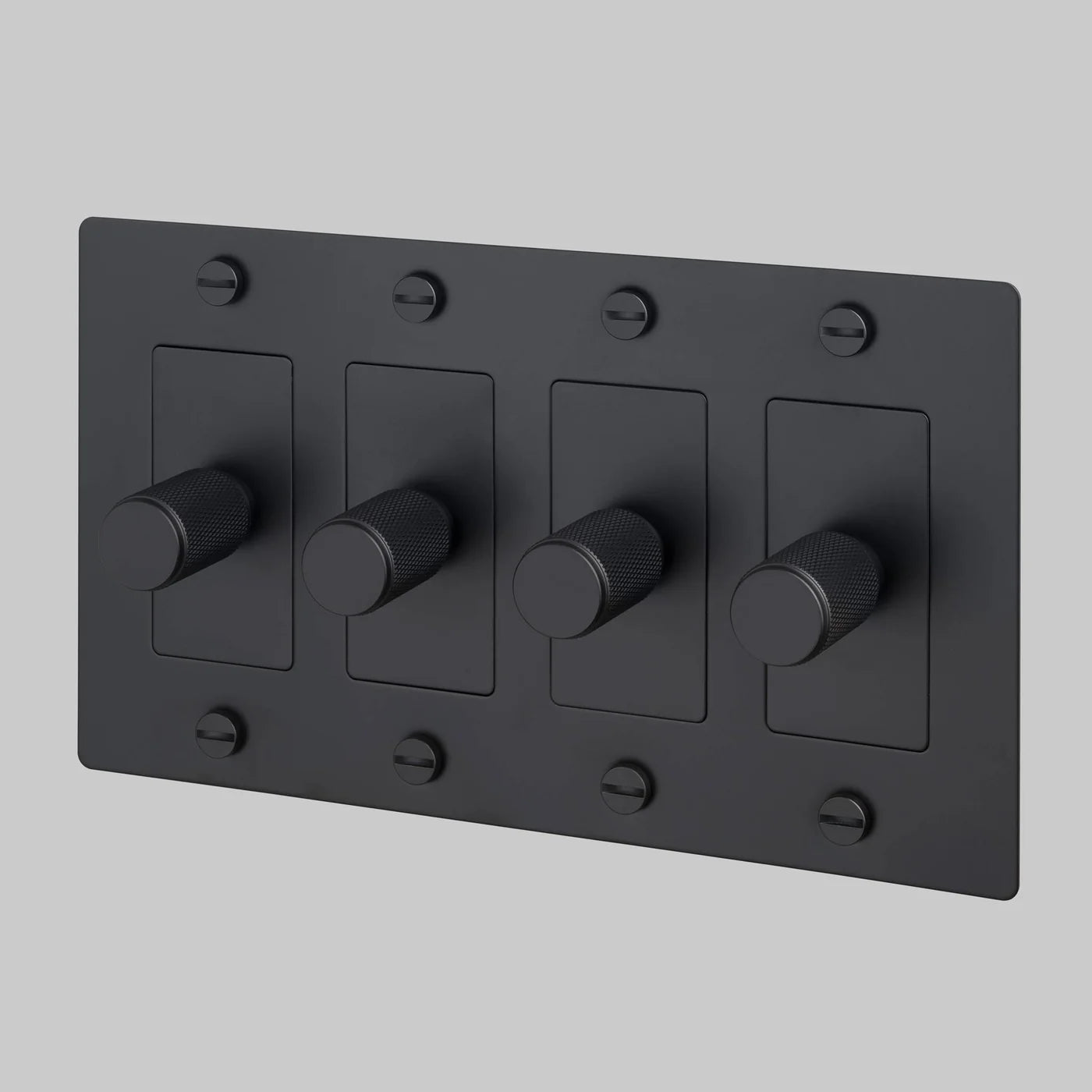 Cross Knurled Dimmer LED Light Switch