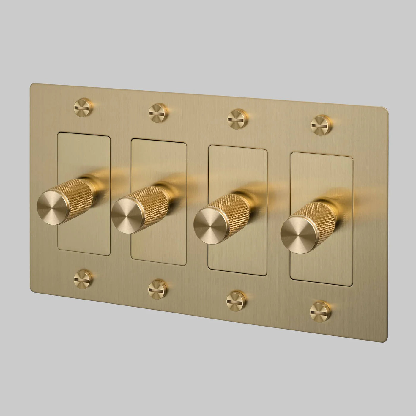 Cross Knurled Dimmer LED Light Switch