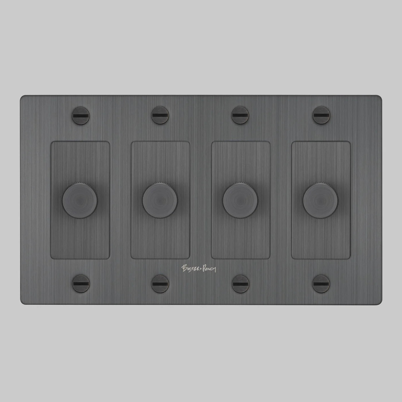 Cross Knurled Dimmer LED Light Switch
