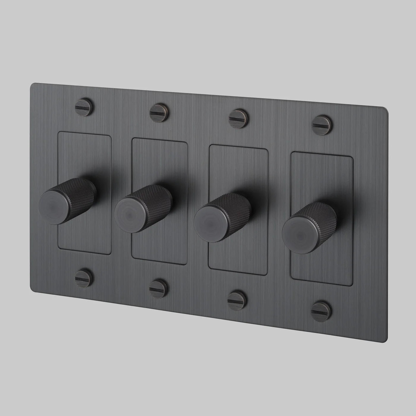 Cross Knurled Dimmer LED Light Switch