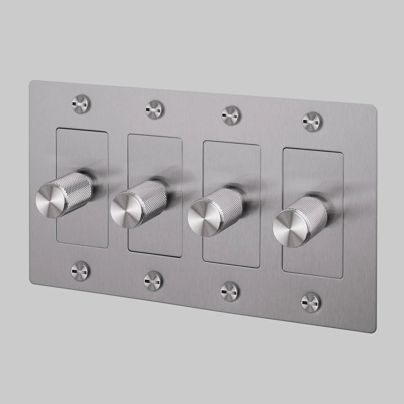 Cross Knurled Dimmer LED Light Switch