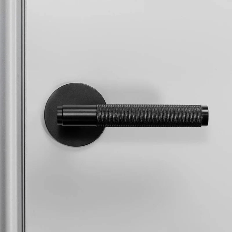 Cross Knurled Door Lever
