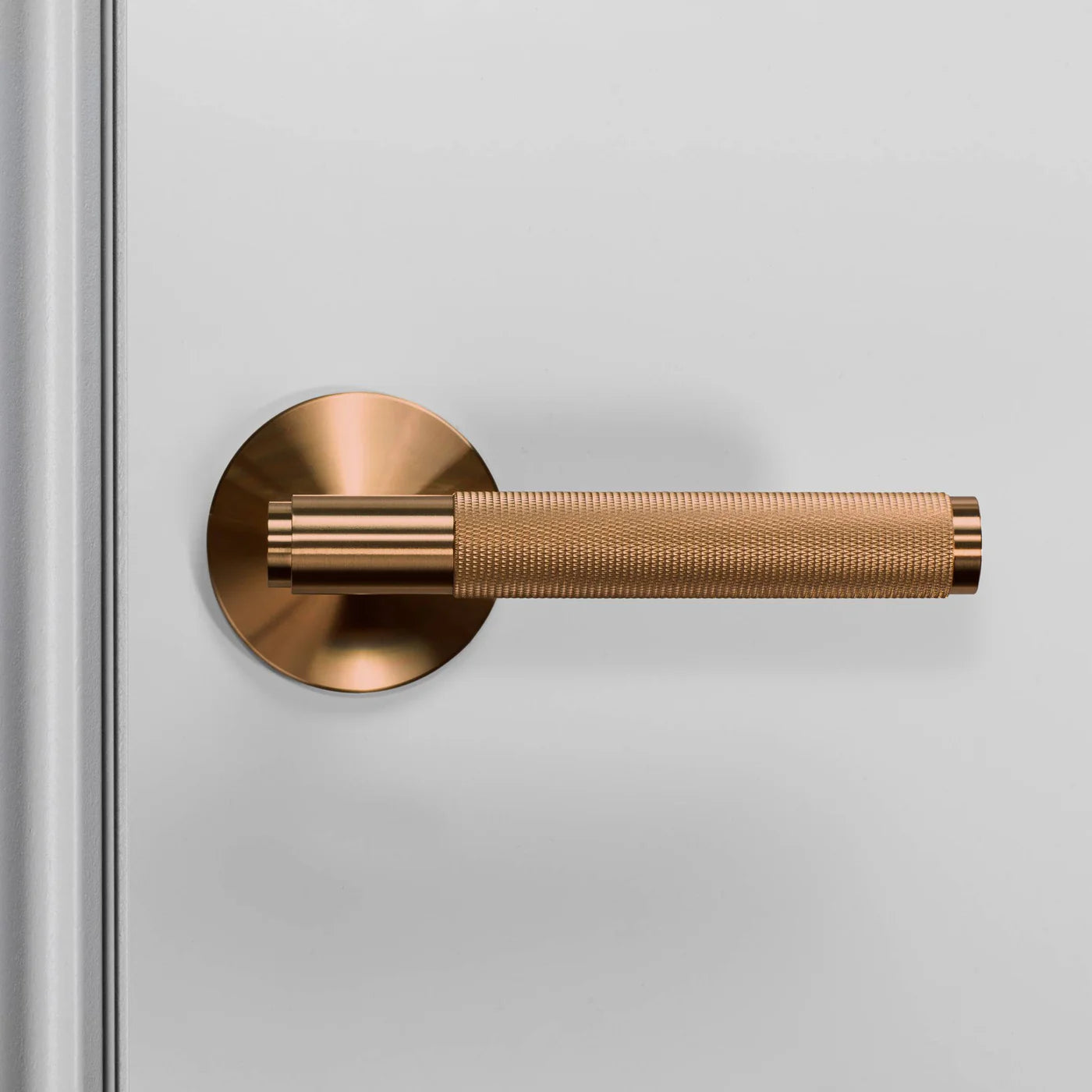 Cross Knurled Door Lever