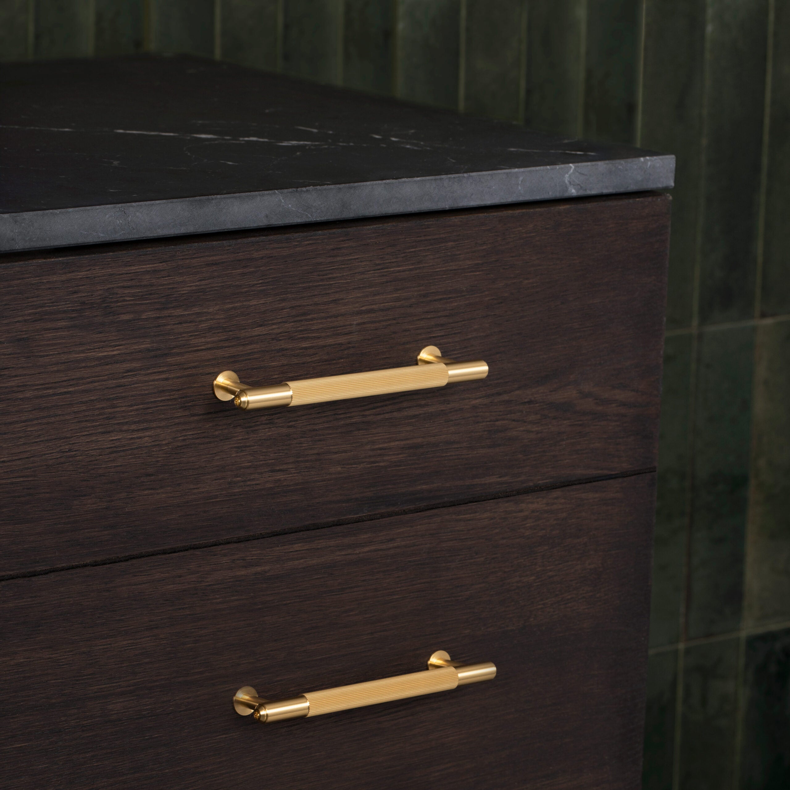 Linear Knurled Bar Cabinet Pull