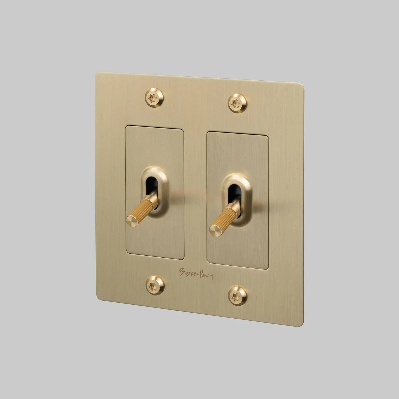 Linear Knurled Toggle Light Switch