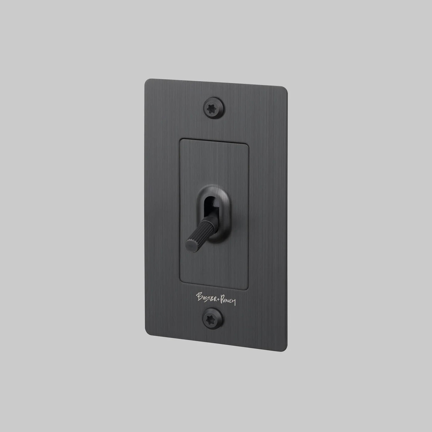 Linear Knurled Toggle Light Switch