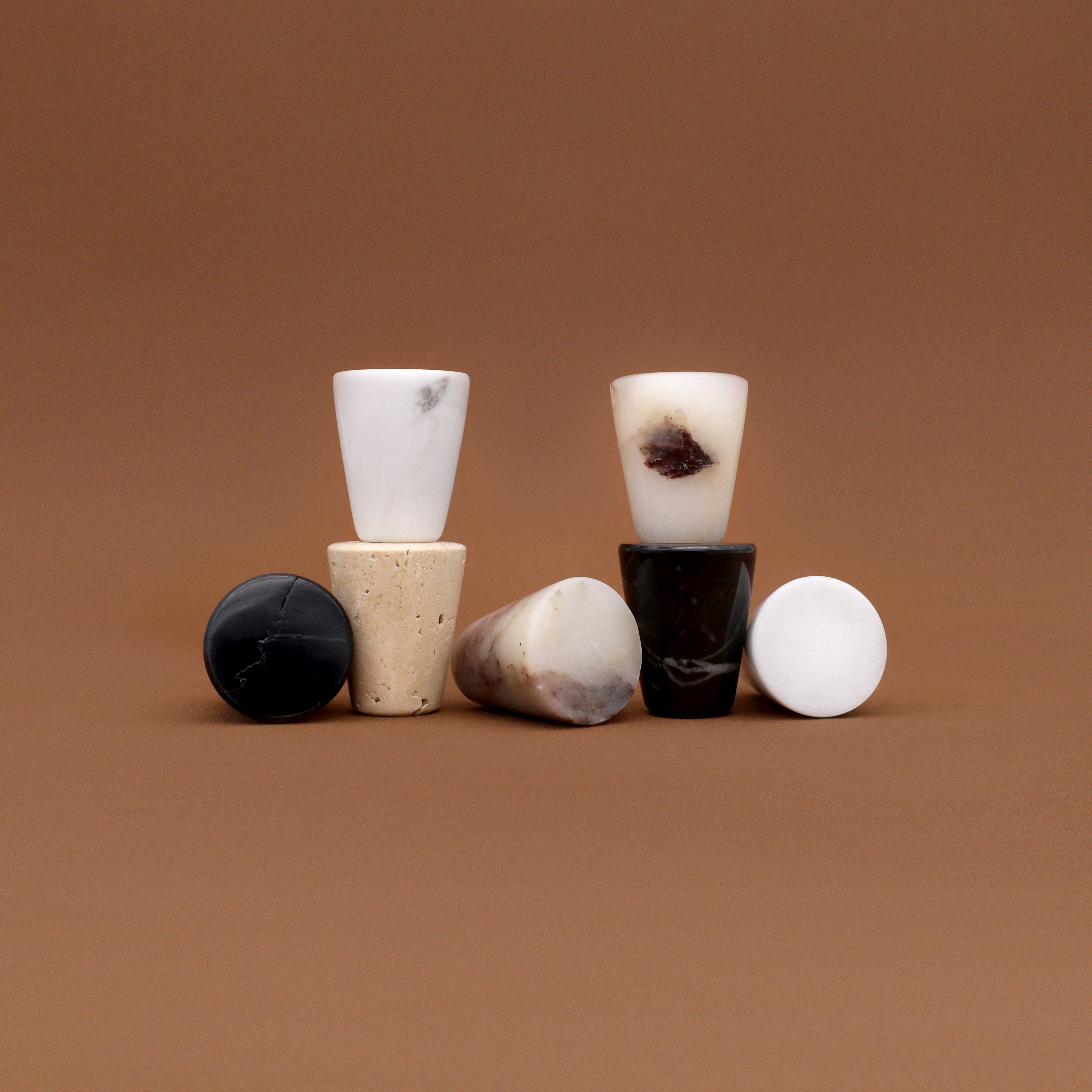 Marble Cone Cabinet Knob